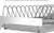 2-Tier Dish Drying Rack Wall Mounted Stainless Steel Drain Rack(2-Tier)