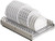 Stainless Steel Dish Drying Rack with Drain Tray & Cutlery Holder(B)