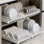 Stainless Steel Dish Drying Rack with Drain Tray & Cutlery Holder(B)