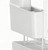 UXUGHGHTI TwoTier Dish Drying Rack with Drain Spout & Utensil Holder, White