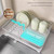 304 Stainless Steel Dish Drying Rack with 360° Rotating Drain Tray