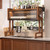 Large Over-Sink Dish Drying Rack With Flip-Down Doors & Stable Base