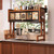 Large Over-Sink Dish Drying Rack With Flip-Down Doors & Stable Base