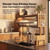 Large Over-Sink Dish Drying Rack With Flip-Down Doors & Stable Base