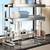 Stainless Steel Dish Drying Rack Over Sink, 2-Tier Multifunctional