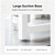 Over Sink Dish Drying Rack, 21.65" Enclosed Cabinet, Black