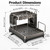 Dish Drying Rack for Kitchen Counter, 2 Tier Foldable Kitchen Dish Rack