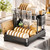 Dish Drying Rack for Kitchen Counter, 2 Tier Foldable Kitchen Dish Rack