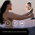 Ilios Lighting 1x Magnification Cordless Rechargeable LED Makeup Mirror — Magnetic Detachable, 2X Brighter Dimmable Light, 360° Tilt, Handheld or Tabletop, Perfect for Vanity & Travel