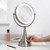 Zadro Lighted Makeup Mirror 10X Magnification LED 11" Dia Makeup Mirror with Lights and Magnification C Battery Operated