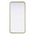 ARS Concepts Solene 18"x36" Rectangle Wall Mirror, Hangs Horizontal or Vertical, Bathroom Vanity Mirror, Brass-Tone Painted Finish