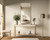 ARS Concepts Solene 18"x36" Rectangle Wall Mirror, Hangs Horizontal or Vertical, Bathroom Vanity Mirror, Brass-Tone Painted Finish
