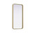 ARS Concepts Solene 18"x36" Rectangle Wall Mirror, Hangs Horizontal or Vertical, Bathroom Vanity Mirror, Brass-Tone Painted Finish