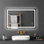 VEVOR LED Bathroom Mirror, 32" x 48" LED Bathroom Vanity Mirror with Frontlit and Backlit, Anti-Fog Memory Mirror with Lights, Stepless 3 Colors Temperature Dimmable Bathroom Mirror, Wall Mounted