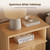 4ever2buy 23" Nightstand Set of 2, Natural Oak Night Stand with Drawer
