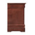 Glory Furniture Louis Phillipe 2 Drawer Nightstand in Cherry