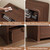OneBlis 23" Wide Fluted Nightstands Set of 2 with Charging Station, Wood Bedside Tables with Drawer and Open Compartment, Mid Century End Tables for Bedroom, Home Office