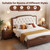 Nightstand Set of 2, 19.7” Night Stand with 2 Large Storage Drawers, Walnut