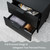 GRAINLLE Wood Nightstand Set of 2, Fluted Bedside Tables with 2 Drawers