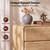 19.7” Nightstand with 2 Large Drawers, Side Table with Storage, Natural