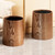 Eco-Friendly Modern Wood Grain Trash Can - Portable Waste Bin for Kitchen, Office, Bathroom & Laundry - Stylish Household Garbage Container