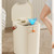 Smart Touchless 20L Motion Sensor Trash Can - Cream Color Automatic Waste Bin with Lid for Bathroom, Kitchen & Office - Hygienic, Hands-Free Garbage Container