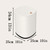 Calwsy Plastic Kitchen Trash Can with Lid, Garbage Can with Wheels