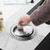 JTWWDM Built-in Round Stainless Steel Trash Can with Swivel Lid