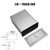 Stainless Steel Trash Chute Bin with Lid | Built-in Countertop Waste Can | Embedded Kitchen Cabinet Container | Space-Saving Office Trash Solution