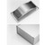 Stainless Steel Trash Chute Bin with Lid | Built-in Countertop Waste Can | Embedded Kitchen Cabinet Container | Space-Saving Office Trash Solution