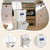 Durable Kitchen Trash Can for Sorting, 2-Layer with Wheels,45 Liters