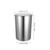 Countertop Trash Can round Holder Embedded Stainless Steel Kitchen with Lid