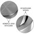 HEALEEP Kitchen Trash Can with Lid, Round Countertop Design