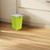 Stainless Steel Trash Can Embedded with Swing Lid for Kitchen Counters