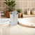 Stainless Steel Countertop Trash Bin Swing Lid Built-in Kitchen Waste Can