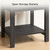 SICOTAS Rattan Nightstand Set of 2 with Storage Shelf, Boho Bedside Tables