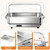 Electric Chafing Dish Buffet Server Set, 4.5QT×2 Plates, Food Warmer