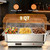 Electric Chafing Dish Buffet Server Set, 3QT×3 Plates Roll Top Food Warmer