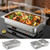 Electric Chafing Dish Buffet Server Set, 4.5 Qt×2/9 Qt×1 Plate,Food Warmer