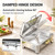 Chafing Dish Buffet Set, Food Warmer Server, 9L with Glass Lid