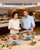 HOMLANE 5QT Round Chafing Dish 4 Pack, Food Warmer for Party with Glass Lid