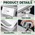 Chafing Dish Buffet Set, Food Warmer Tray with Lid, Folding Stand