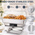 Electric Chafing Dish Buffet Set 9.5QT Digital Food Warmer