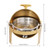 Chafing Dish Round Stainless Steel Buffet Server Warmer with Fuel Holder