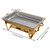 Chafing Dishes for Buffet, 9.68QT Stainless Steel Food Warmers Chafing Dish Sets with Lids, 4 Pack Buffet Servers Warming Trays for Buffets Party, Catering Supplies Buffet Display