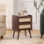 Lerliuo Rattan Nightstands Set of 2 for Bedroom, 2 Drawers