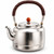 Pure Titanium Tea Kettle, 1QT Titanium Stove Top Kettle, Lightweight Water Kettle for Coffee, Tea and Camping