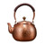 KiBcsLic Copper Tea Kettle Stovetop with Strainer and Grip for Loose Leaf Tea and Water Boiling Suitable for Home Tea Steeping and Traditional Tea Serving