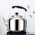 304 Stainless Steel Whistling Tea Kettle - Ergonomic Handle, Loud Whistle, Fast Heating, Compatible with All Stovetops, Large 5.3 Quart Capacity