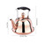 Rose Gold Whistling Tea Kettle - 2 Quart Stainless Steel Teapot for Stovetop, Durable and Elegant Design, Perfect for Home and Kitchen, Ideal Gift for Tea Lovers